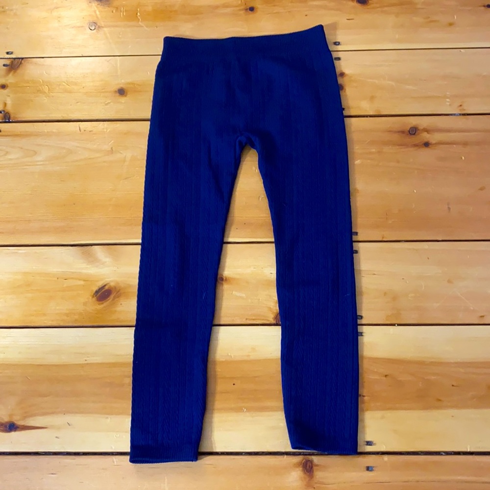 Blue copper key leggings